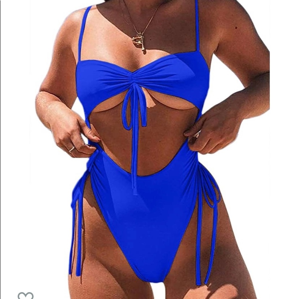 Brand new royal blue one piece